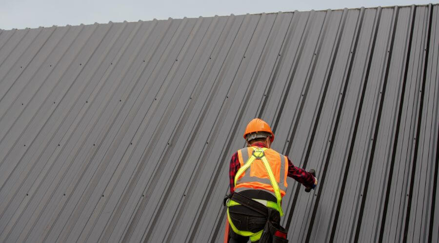 Professional metal roof installation services in Oxford, NE
